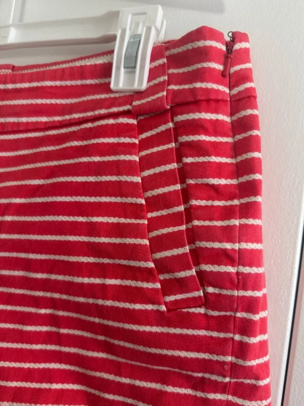 J.Crew Women's Side Zip Striped Shorts